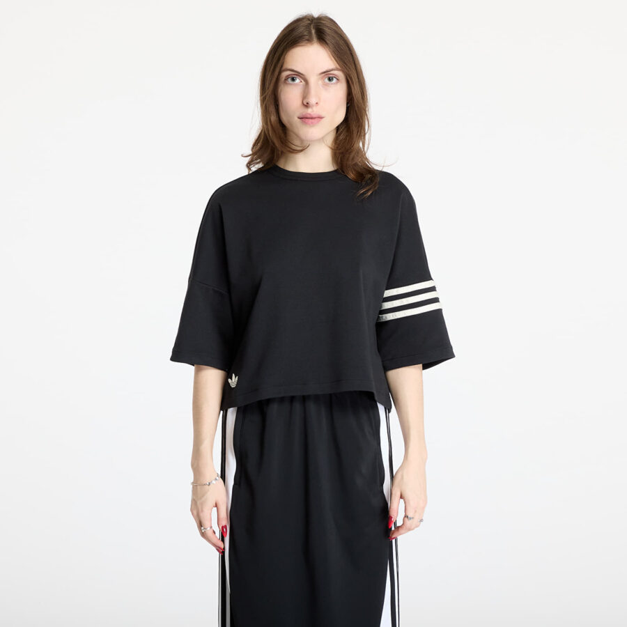 Póló adidas Neuclassics T-Shirt Black/ Cream White XS-alacsony-ár