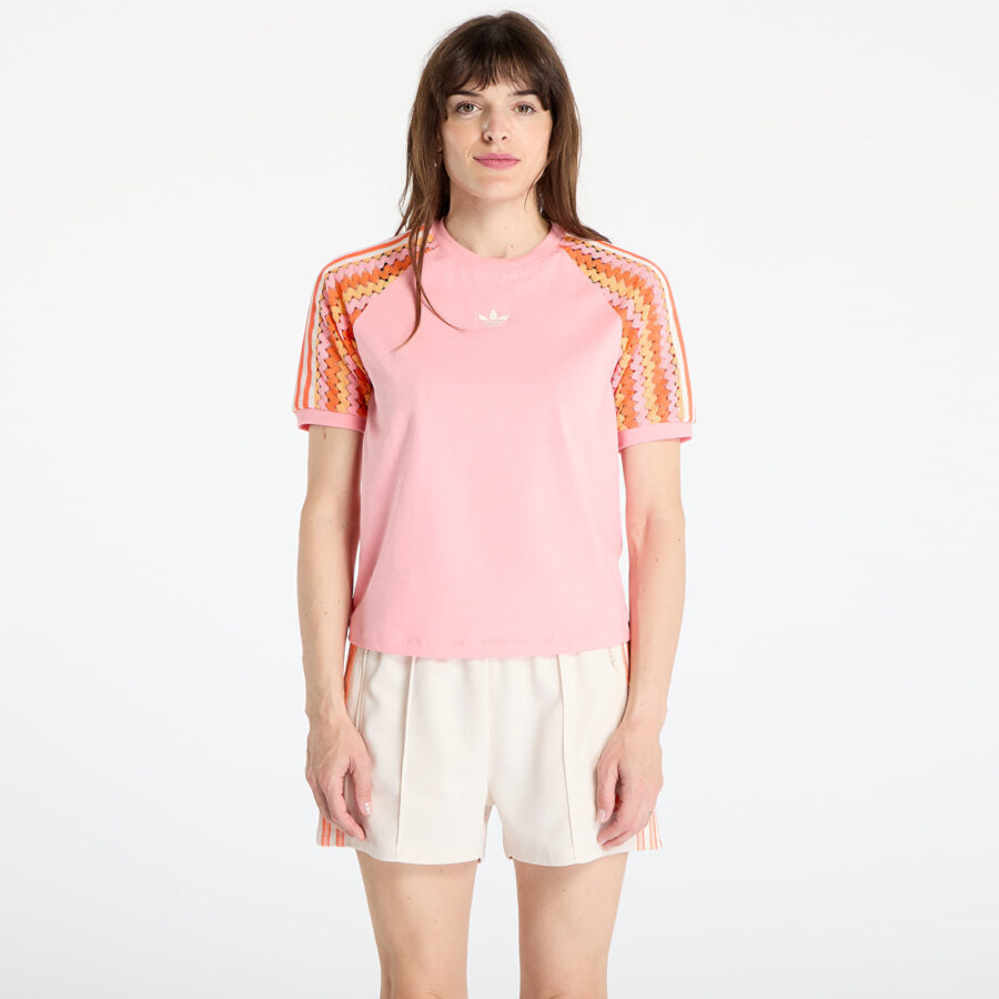 Póló adidas Originals Summer Glow Cali Tee Semi Pink Spark XS-alacsony-ár