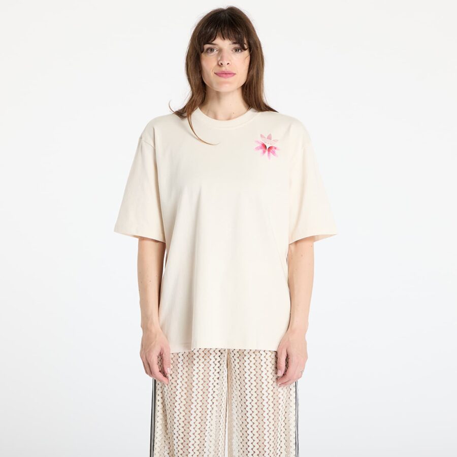 Póló adidas Originals Summer Glow Graphic Tee Wonder White S-alacsony-ár