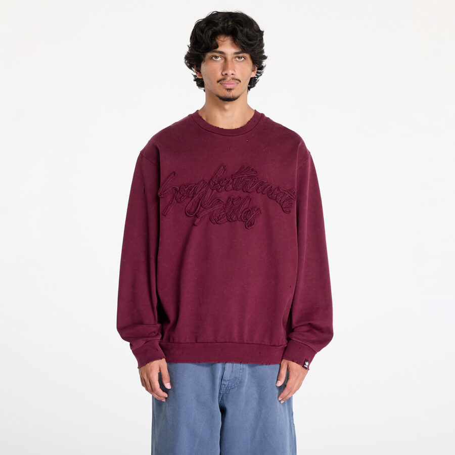 Póló adidas Song For The Mute Long Sleeve Tee Maroon XL-alacsony-ár