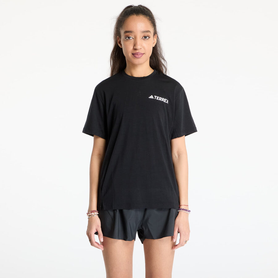 Póló adidas Terrex Xperior Merino T-Shirt Black/ Black XS-alacsony-ár