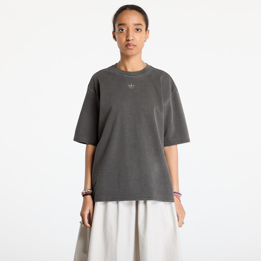 Póló adidas Washed Oversized T-Shirt Black S-alacsony-ár