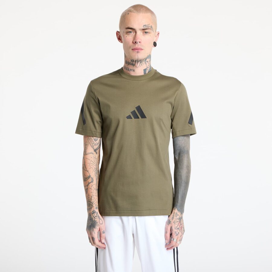 Póló adidas Z.N.E. T-Shirt Olive Strata M-alacsony-ár