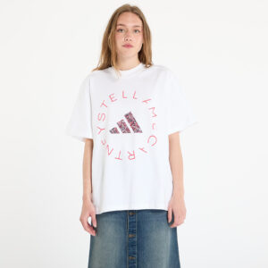 Póló adidas by Stella Mccartney Loose Graphic Tee White/ White XS-alacsony-ár