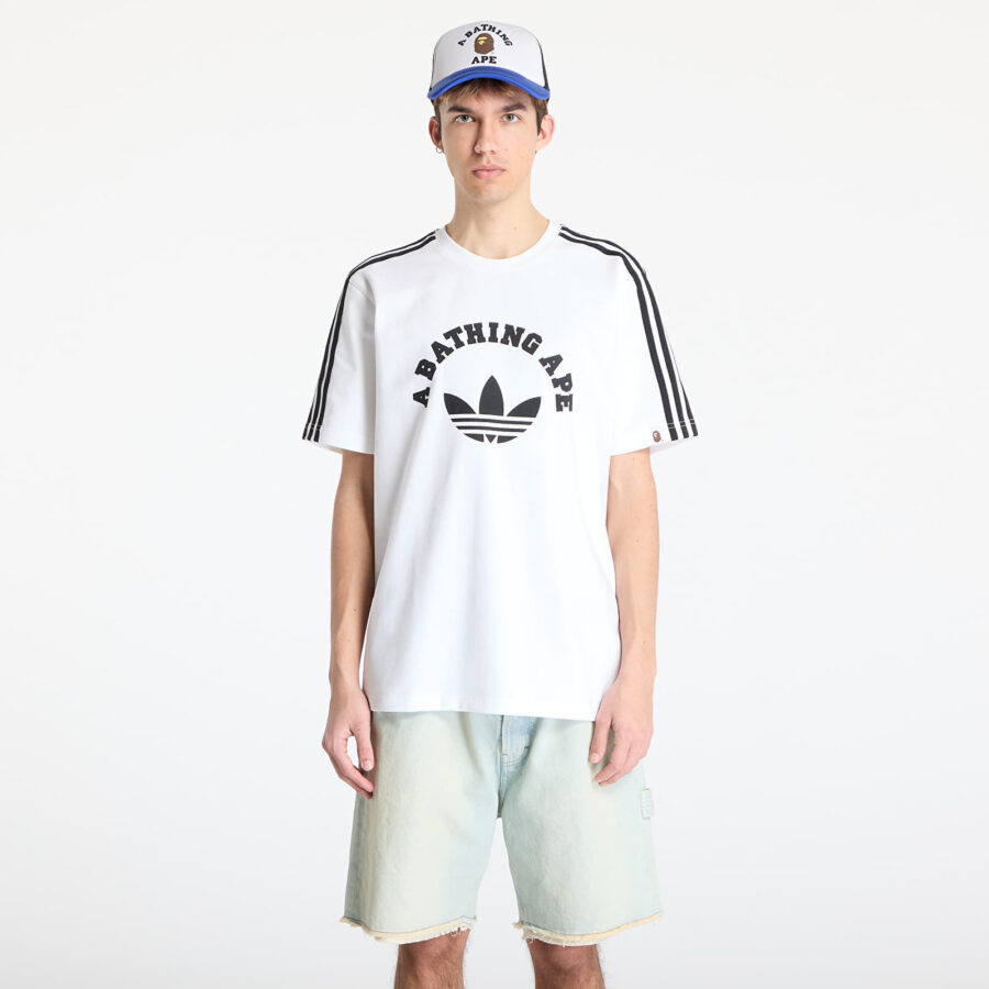 Póló adidas x BAPE Short Sleeve Tee White/ Black M-alacsony-ár