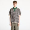 Póló adidas x Brain Dead Knit Polo Brown/ Dust Sand S-alacsony-ár