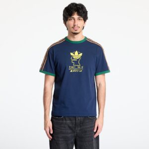 Póló adidas x Brain Dead Tee Blue/ Collegiate Navy S-alacsony-ár
