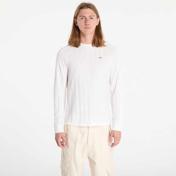 Póló adidas x Clot Rib Long Sleeve Tee Core White/ Core White M-alacsony-ár