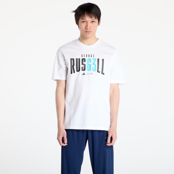 Póló adidas x Mercedes AMG Petronas Formula One Team George Russell Tee White S-alacsony-ár