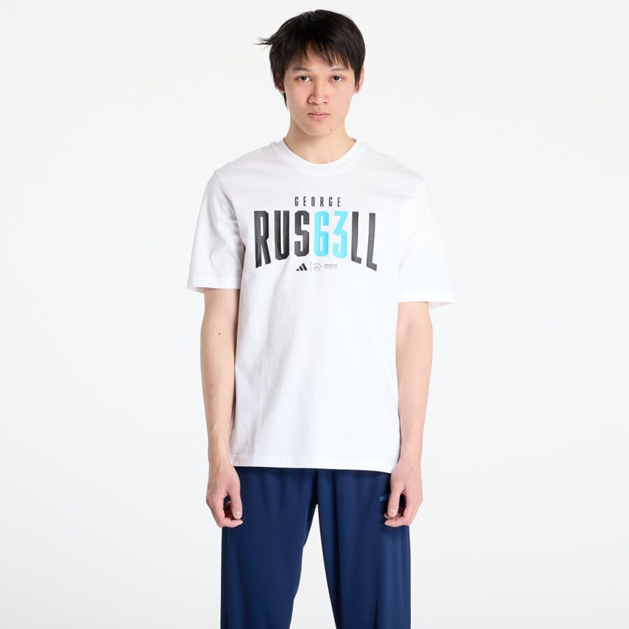 Póló adidas x Mercedes AMG Petronas Formula One Team George Russell Tee White S-alacsony-ár