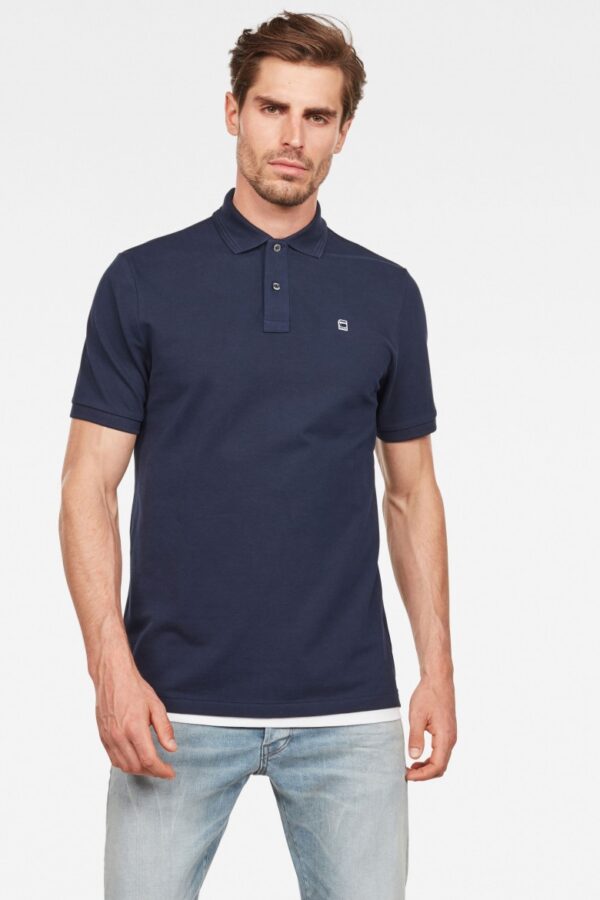 Polo shirt - G-STAR Dunda polo s/s blue