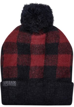 Pom Beanie black/red