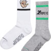 Popeye Socks 2-Pack heathergrey/white