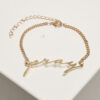 Pray bracelet - gold colors