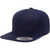 Premium Snapback Cap Navy Blue