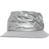Pressed paper bucket silver hat