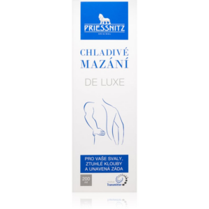 Priessnitz Cooling gel De Luxe hűsítő masszázs gél az izmokra és az izületekre 200 ml-Ár