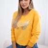 Printed Mustard Sweatshirt