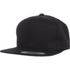 Pro-Style Twill Snapback Youth Cap Black