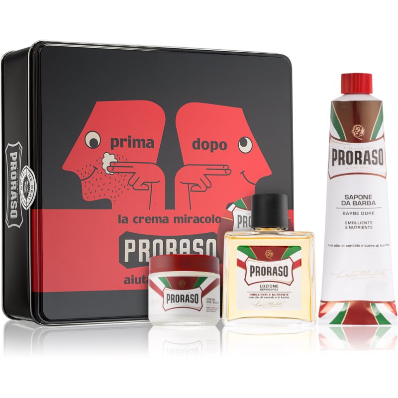 Proraso Set Whole Routie borotválkozási készlet uraknak Red-Ár