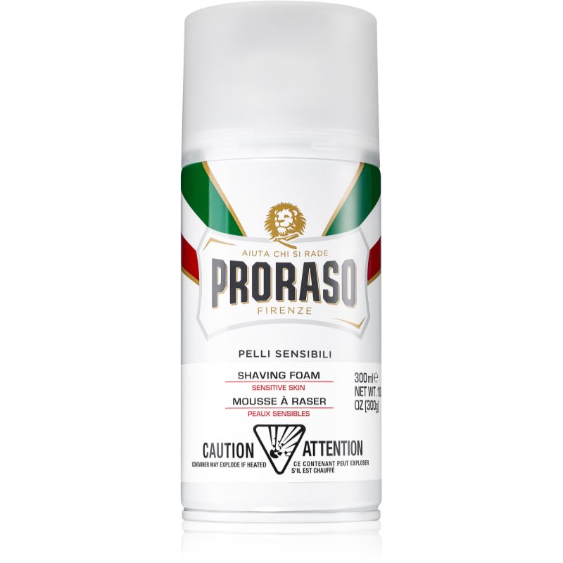 Proraso White borotválkozási hab az érzékeny arcbőrre 300 ml-Eredeti