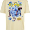 Psychadelic Oversize T-shirt soft yellow