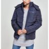 Puffer Navy Hooded Jacket