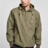 Pull Over Windbreaker olive