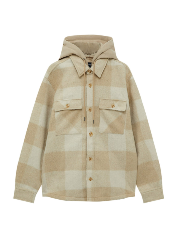 Pull&Bear Átmeneti dzseki  bézs / világosbarna-Hungary
