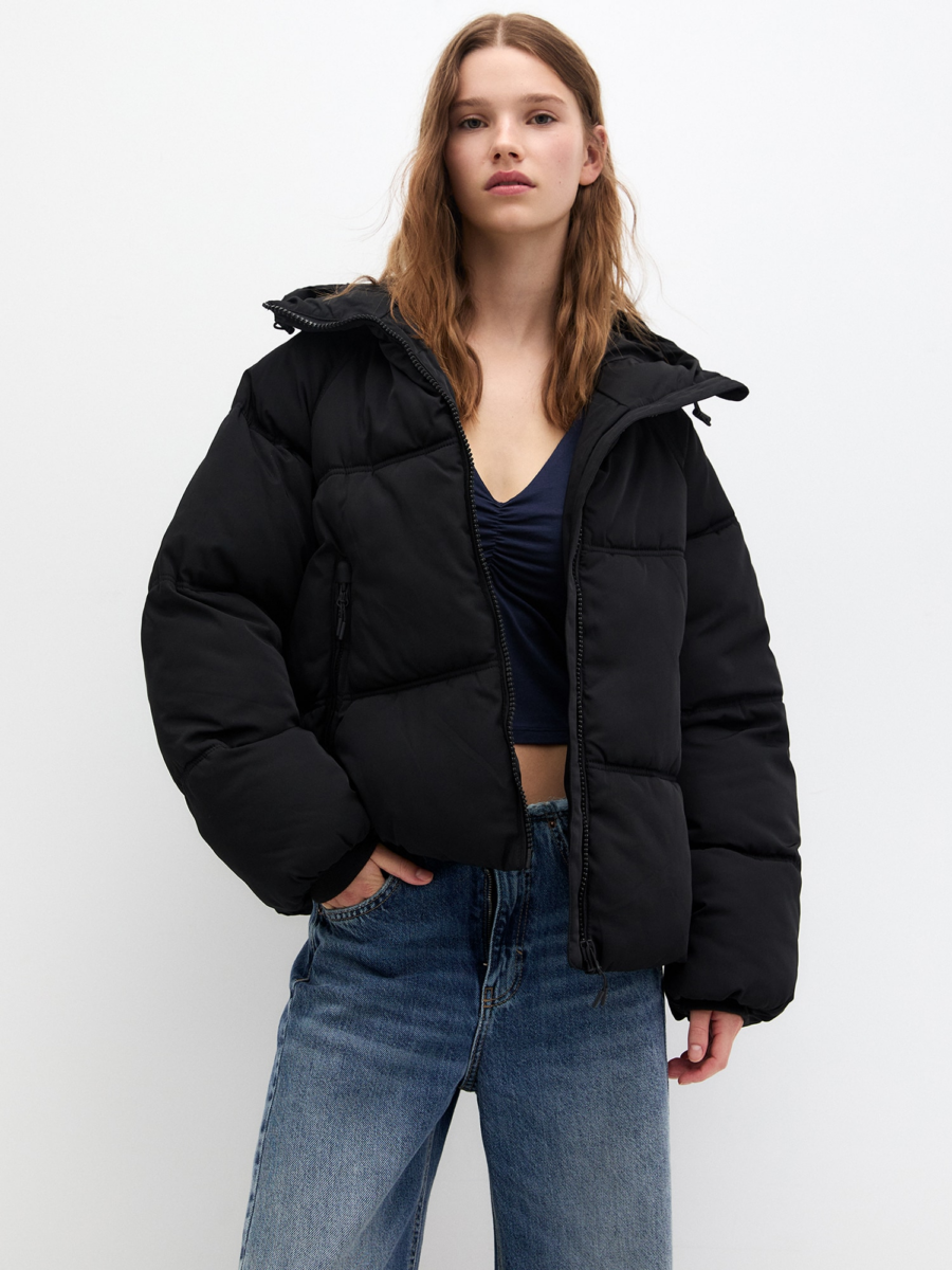 Pull&Bear Átmeneti dzseki  fekete-Ár