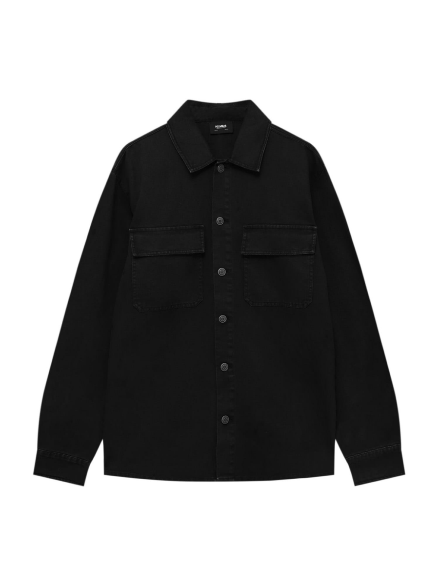 Pull&Bear Átmeneti dzseki  fekete-Hungary