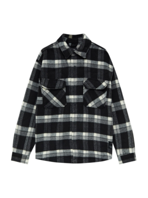 Pull&Bear Átmeneti dzseki  fekete / fehér-Hungary