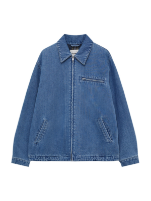 Pull&Bear Átmeneti dzseki  kék farmer-Hungary