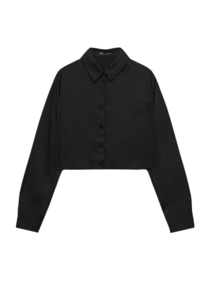 Pull&Bear Blúz  fekete-Hungary