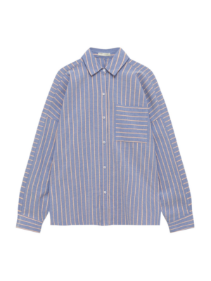 Pull&Bear Blúz  levendula / narancs / fehér-Hungary