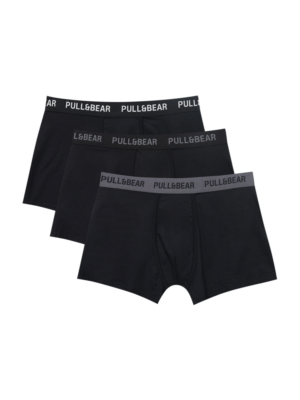 Pull&Bear Boxeralsók  füstszürke / fekete / fehér-Ár