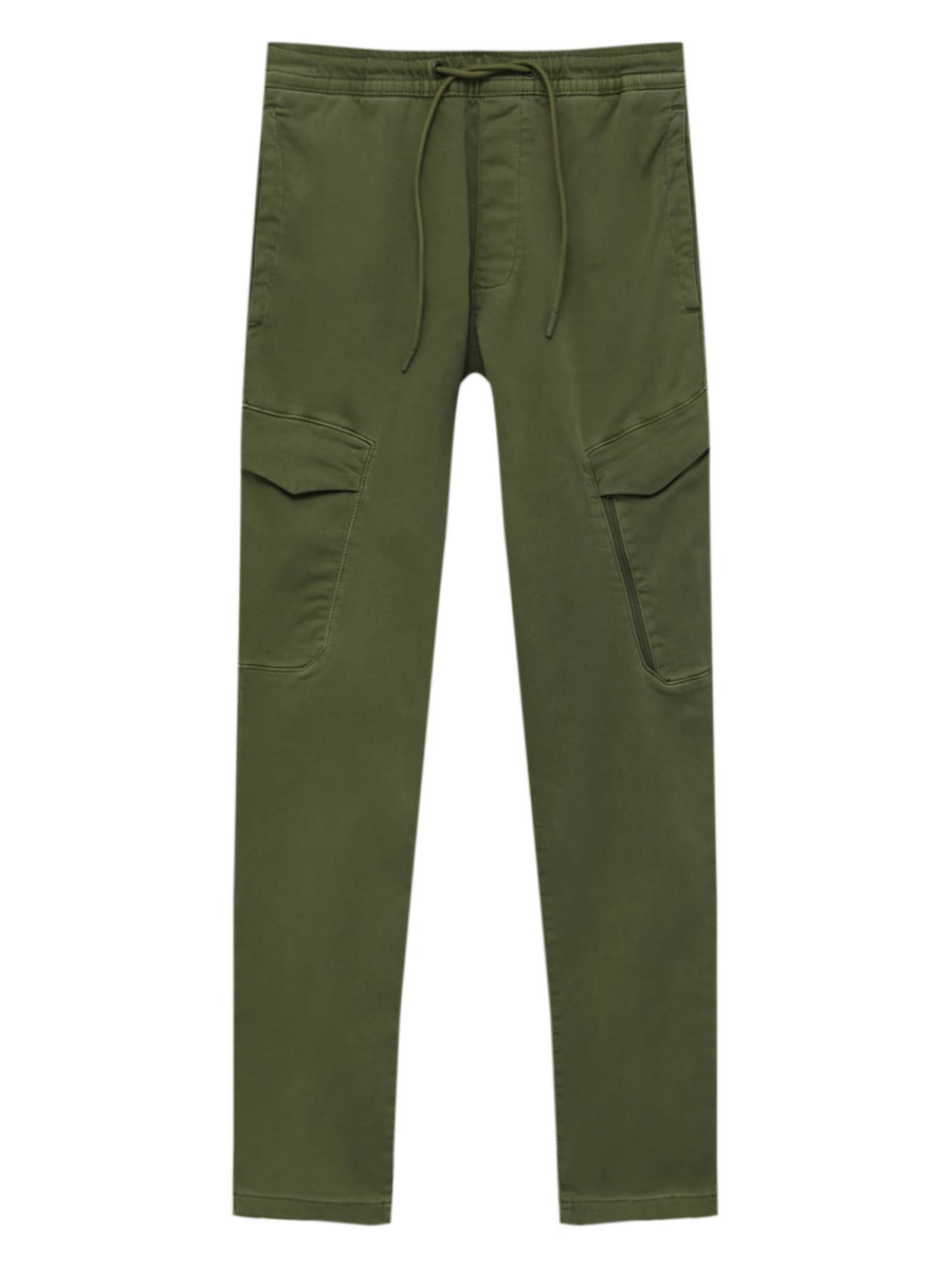 Pull&Bear Cargo nadrágok  khaki-Hungary