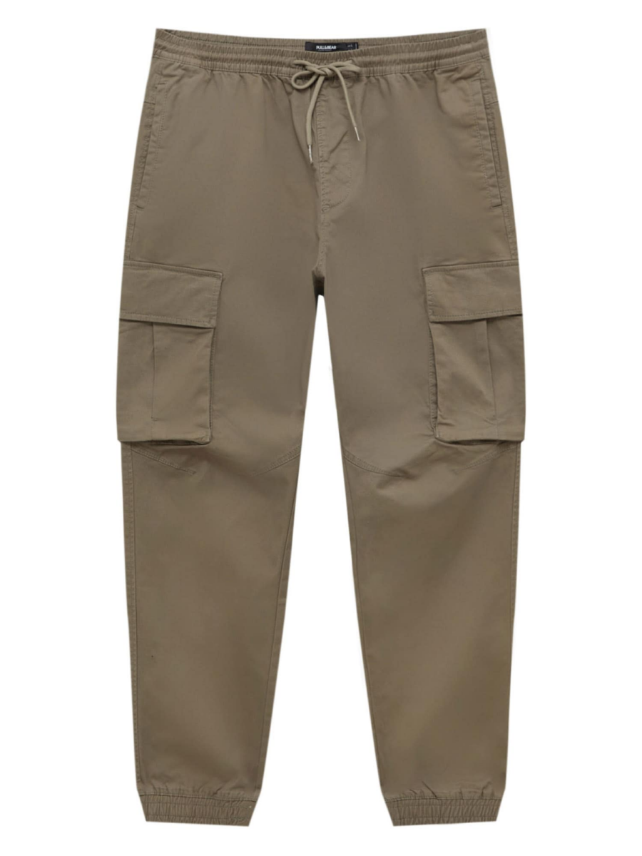 Pull&Bear Cargo nadrágok  khaki-Hungary