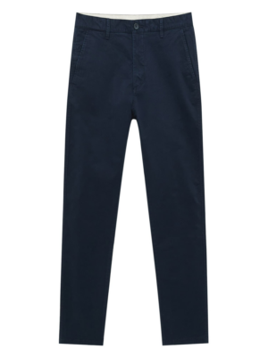 Pull&Bear Chino nadrág  tengerészkék-Hungary