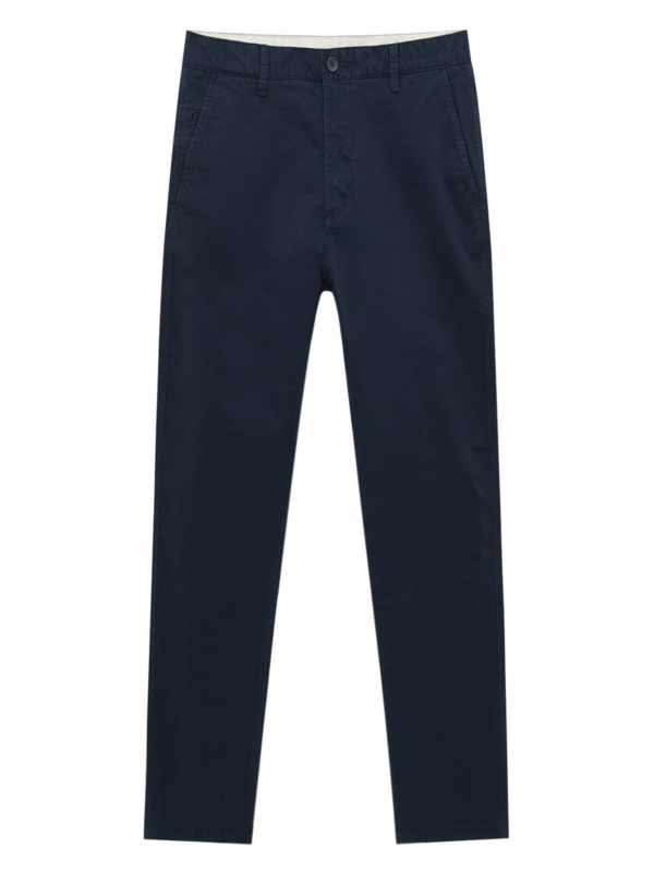 Pull&Bear Chino nadrág  tengerészkék-Hungary