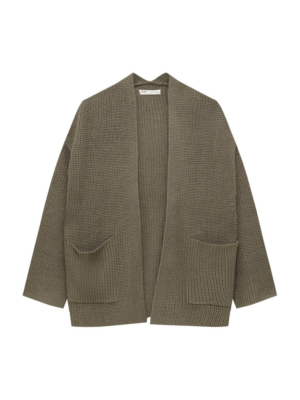 Pull&Bear Kardigán  khaki-Hungary