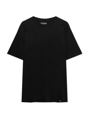 Pull&Bear Póló  fekete / fehér-Hungary