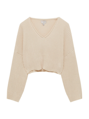 Pull&Bear Pulóver  homok-Hungary