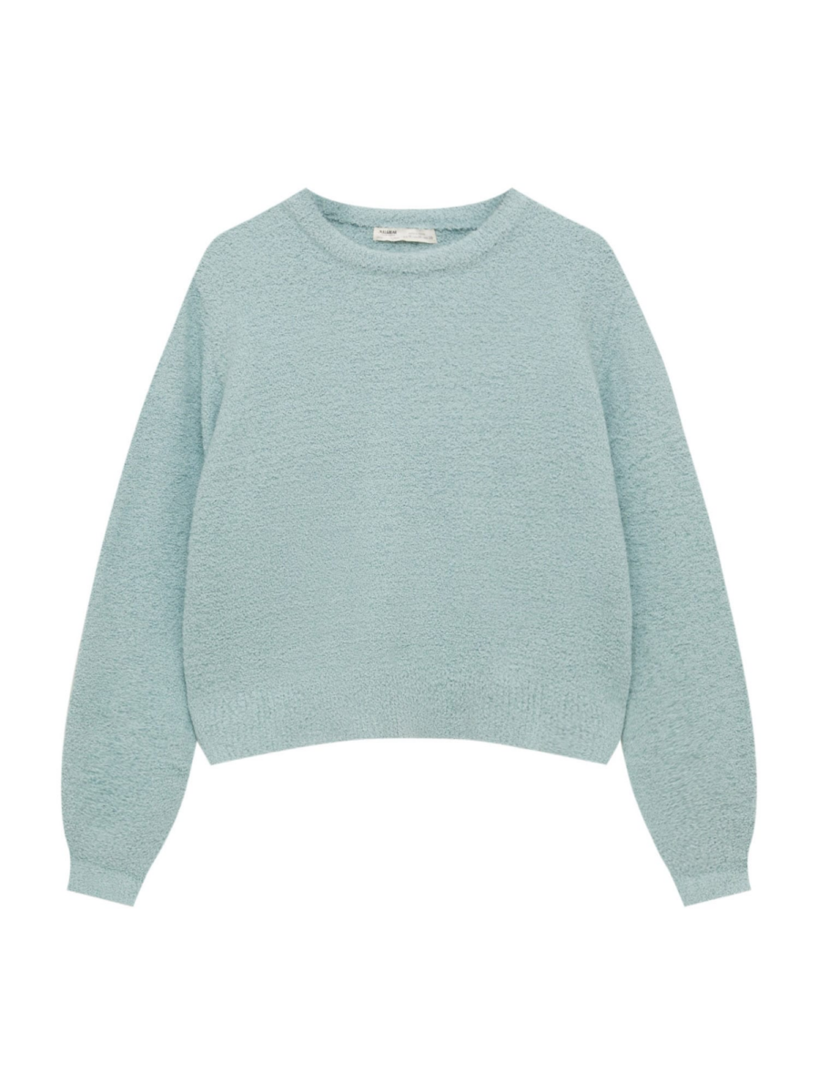 Pull&Bear Pulóver  menta-Hungary