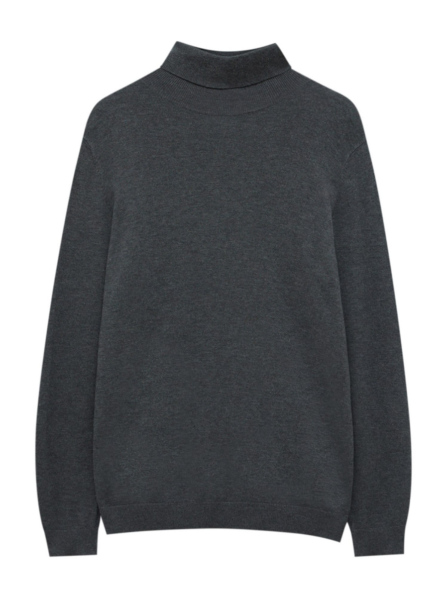 Pull&Bear Pulóver  sötétszürke-Hungary