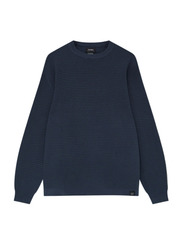 Pull&Bear Pulóver  tengerészkék-Hungary