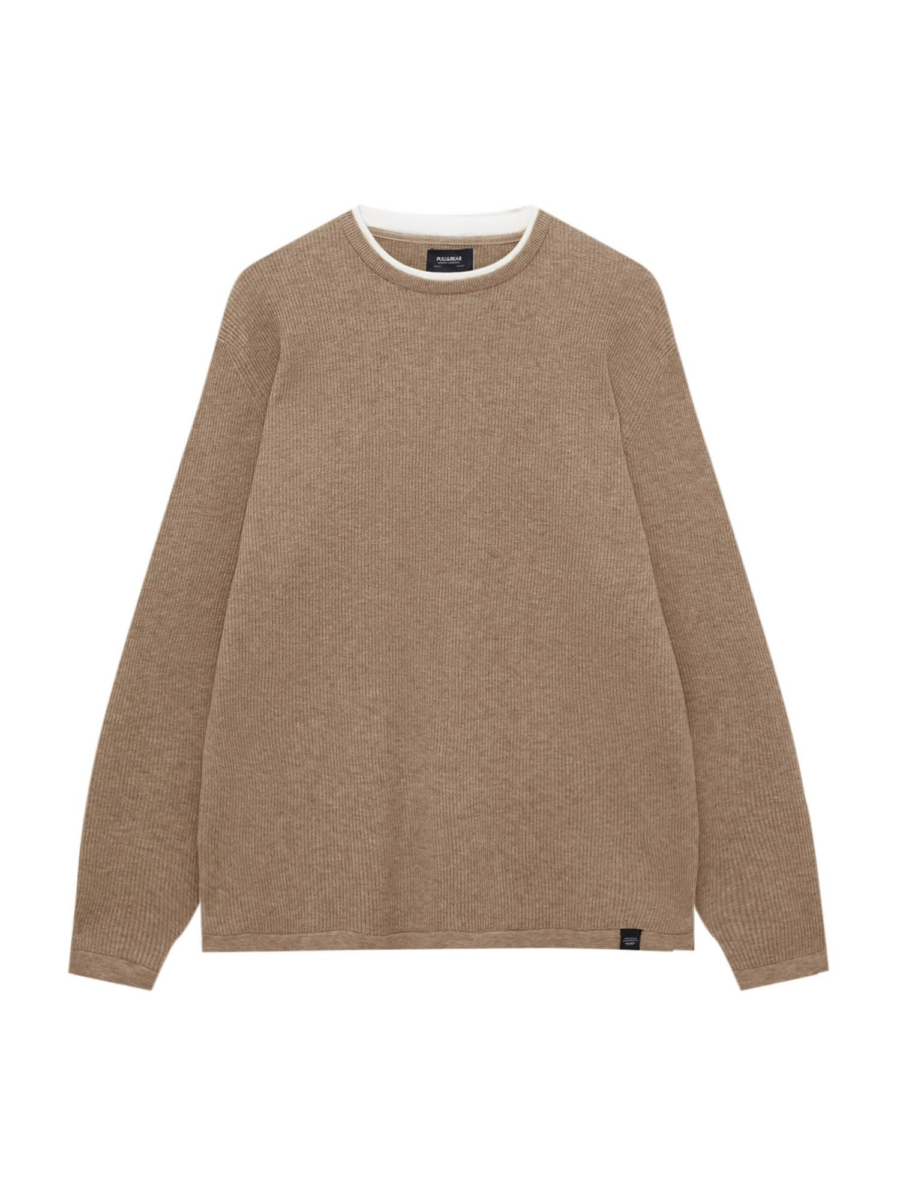Pull&Bear Pulóver  teveszín-Hungary