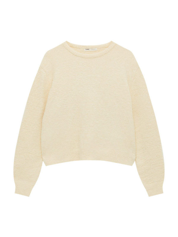 Pull&Bear Pulóver  világos sárga-Hungary