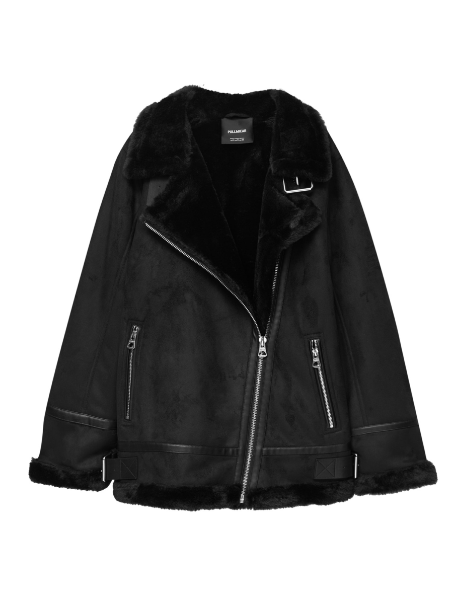 Pull&Bear Téli dzseki  fekete-Ár