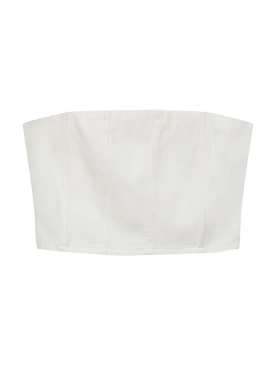 Pull&Bear Top  fehér-Ár